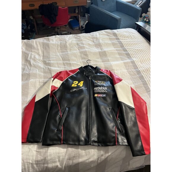 Nascar Jeff Gordon #24 DuPont Wilson Leather Jacket Mens XXL Excellent Condition - Picture 2 of 10